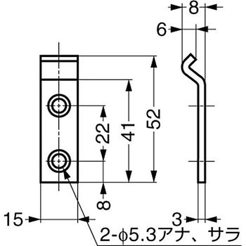 フック TF50C LAMP(スガツネ)