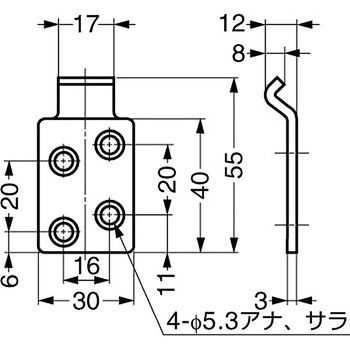 フック TF10C - LAMP(スガツネ工業)
