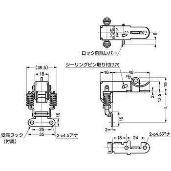 SUGATSUNE スガツネ工業 ステンレス鋼製 クリーン ファスナー STF