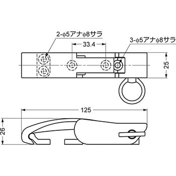 樹脂製ファスナー WB-900984 LAMP(スガツネ)