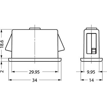 スナップライン ジョイント金具 294-9106.00-00040型 LAMP(スガツネ)