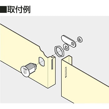 ステンレス鋼製シリンダー錠 3800S型