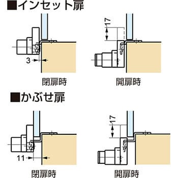 ガラス錠 MKL-2100型 スガツネ(LAMP)