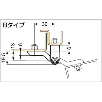 180°開き丁番 217-91型(Bタイプ) LAMP(スガツネ工業)