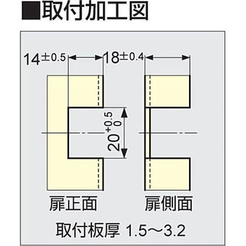 180°開き抜き差し丁番 212-95型 LAMP(スガツネ)