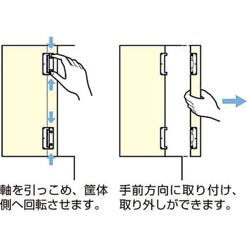 ワンタッチリリースヒンジ HG-OT型 - LAMP(スガツネ工業)