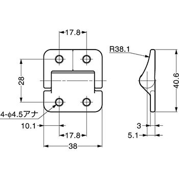 トルクヒンジ PHC型 LAMP(スガツネ)