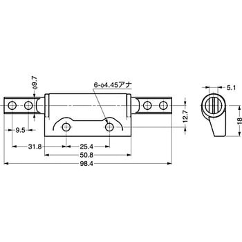トルクヒンジ PHK型 LAMP(スガツネ)