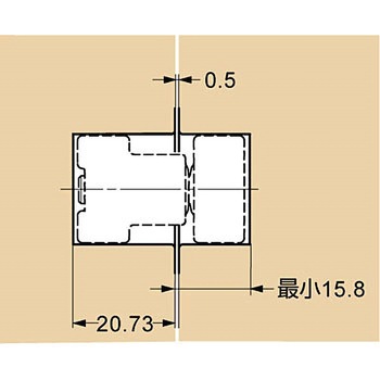 トルクヒンジ TI100-1523型 LAMP(スガツネ)