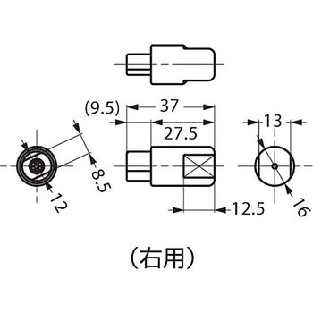 ラプコン・ダンパーヒンジ UDH-16型 LAMP(スガツネ)