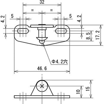 ソフトダウンステー NSDX-10LK左用 LAMP(スガツネ工業)