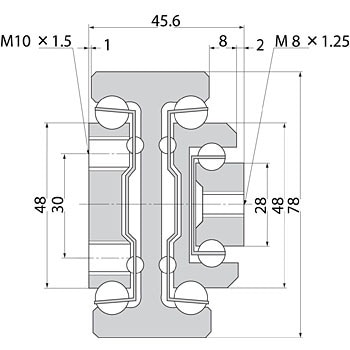 CBL-E1904-550 スライドレール CBL-E1904 1本 スガツネ(LAMP) 【通販