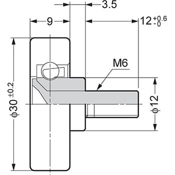 非磁性体ステンレスベアリングFSUS309/S3.5 LAMP(スガツネ)