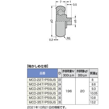 防錆型樹脂ベアリング MCD型 LAMP(スガツネ)