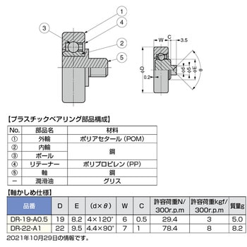 プラスチックベアリング LAMP(スガツネ)