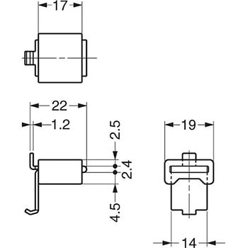 レベル調整棚受SPF-20LC LAMP(スガツネ)