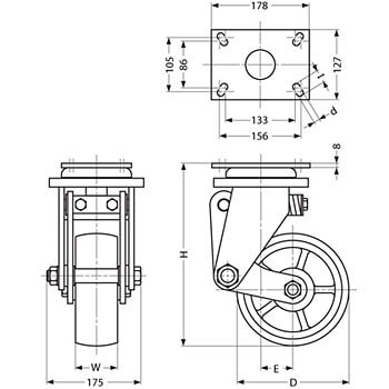 重量用ダンピングキャスター SL900シリーズ