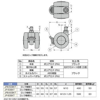 キャスターJP型 LAMP(スガツネ)