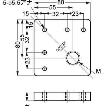 脚端ベース AS-AJ型 LAMP(スガツネ)