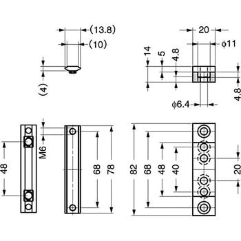 ML-AS マルチリフト 接合金具 ML-AS 1個 スガツネ(LAMP) 【通販サイト