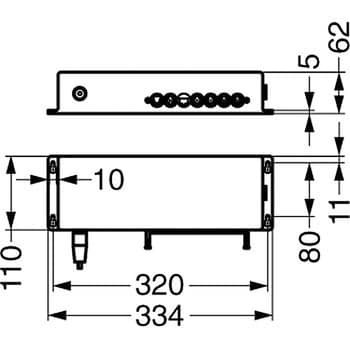 QST0160486002 電動昇降装置 電源ユニット QST0160486002 1個 スガツネ