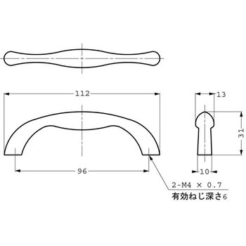 ハンドル 7052-110型 LAMP(スガツネ)