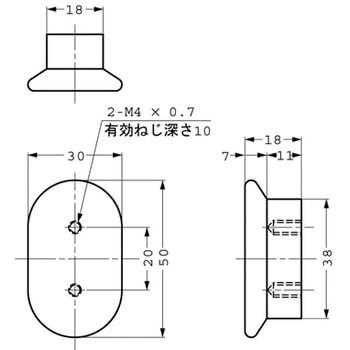 ランプ印 つまみ DW-50 LAMP(スガツネ)