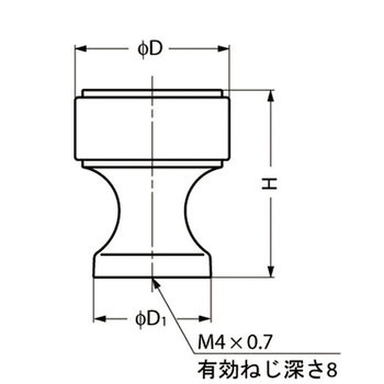 真鍮つまみ KHE111型 LAMP(スガツネ)