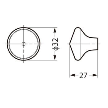 CK252BD ROCKY MOUNTAIN つまみ 1個 スガツネ(LAMP) 【通販サイト