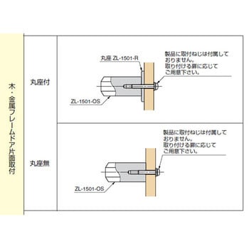 Zwei L ステンレス鋼(SUS316)製ドアハンドルZL-1501型 スガツネ(LAMP