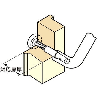 BA4-30-40-99 HEWI ドアハンドル専用取付ねじ BA型 1個 スガツネ(LAMP