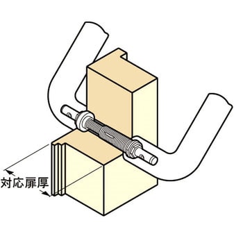 HEWI ドアハンドル専用取付ねじ BA型 スガツネ(LAMP) その他ガラス用