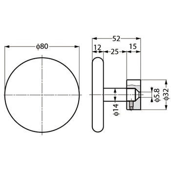 14-5625-02-000 d line コート掛 1個 スガツネ(LAMP) 【通販サイト