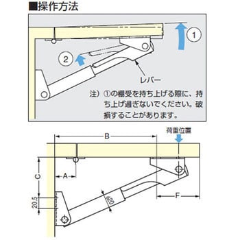 38860-25 伸縮棚受 388型 1個 スガツネ(LAMP) 【通販サイトMonotaRO】