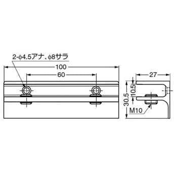 P&S プレートサポート 3072 スガツネ(LAMP) ガラス用棚受 【通販