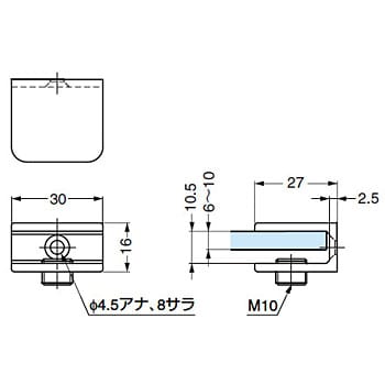 2880VA1 P&S プレートサポート2880 1個 スガツネ(LAMP) 【通販サイト