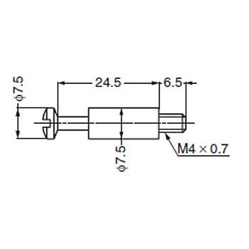 締付円盤用シャフト KD-601型 LAMP(スガツネ)