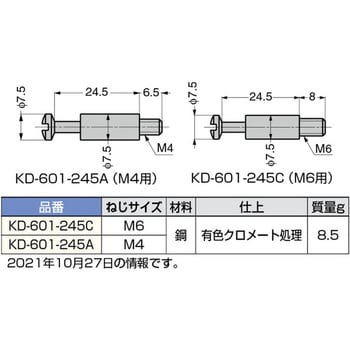 締付円盤用シャフト KD-601型 LAMP(スガツネ)