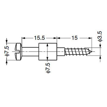 締付円盤用シャフト LAMP(スガツネ)