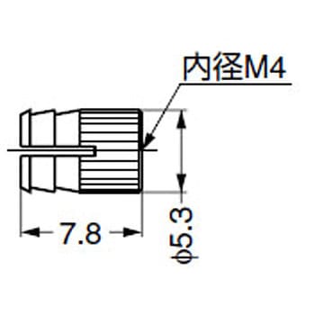 インサートめねじ SC-114 Φ5穴用 - LAMP(スガツネ工業)