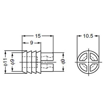 CF-235N-P500 軽量用ホック 1箱(500個) スガツネ(LAMP) 【通販サイト