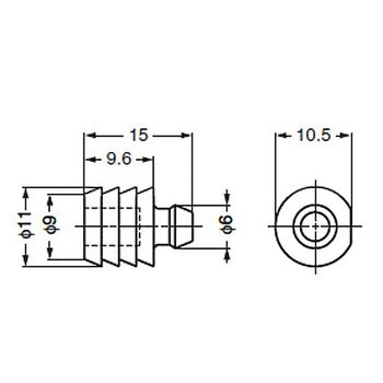 CF-235G 軽量用ホック 1個 スガツネ(LAMP) 【通販サイトMonotaRO】