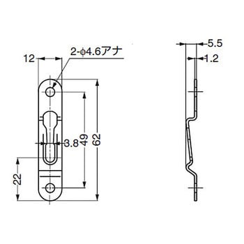 4063A-P350 クリップ 1箱(350個) スガツネ(LAMP) 【通販サイトMonotaRO】