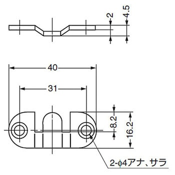 落し込み金具 スガツネ Lamp 締結金具 通販モノタロウ