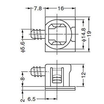 ITALIANA 棚受 IT2567型 LAMP(スガツネ)