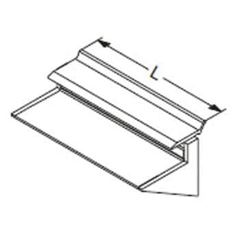 VT-DS-X-450 ランプ印 棚板取付金具 木製棚板用 1個 スガツネ(LAMP