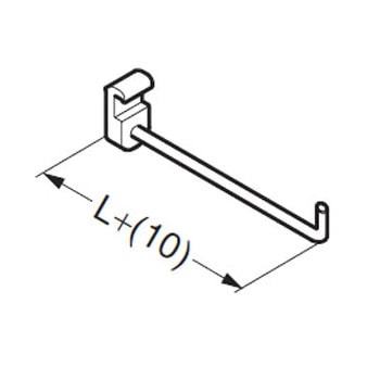 FLUQS ベースパネル250/750/25/ONE 掘込兼用フック LAMP(スガツネ)