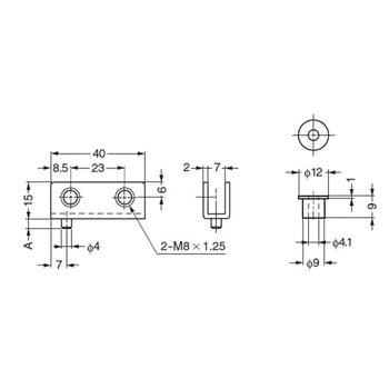 軸吊ガラス丁番 GPH型 インセット扉用 LAMP(スガツネ)