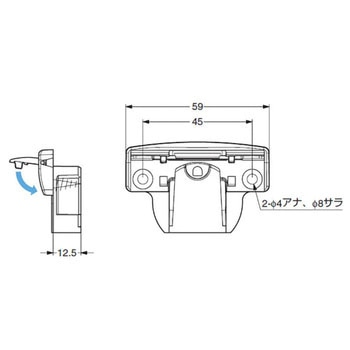 ワンタッチ丁番用共通カップ LAMP(スガツネ)