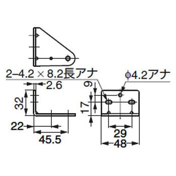 垂直収納扉金物 ALT-2V-5 LAMP(スガツネ)